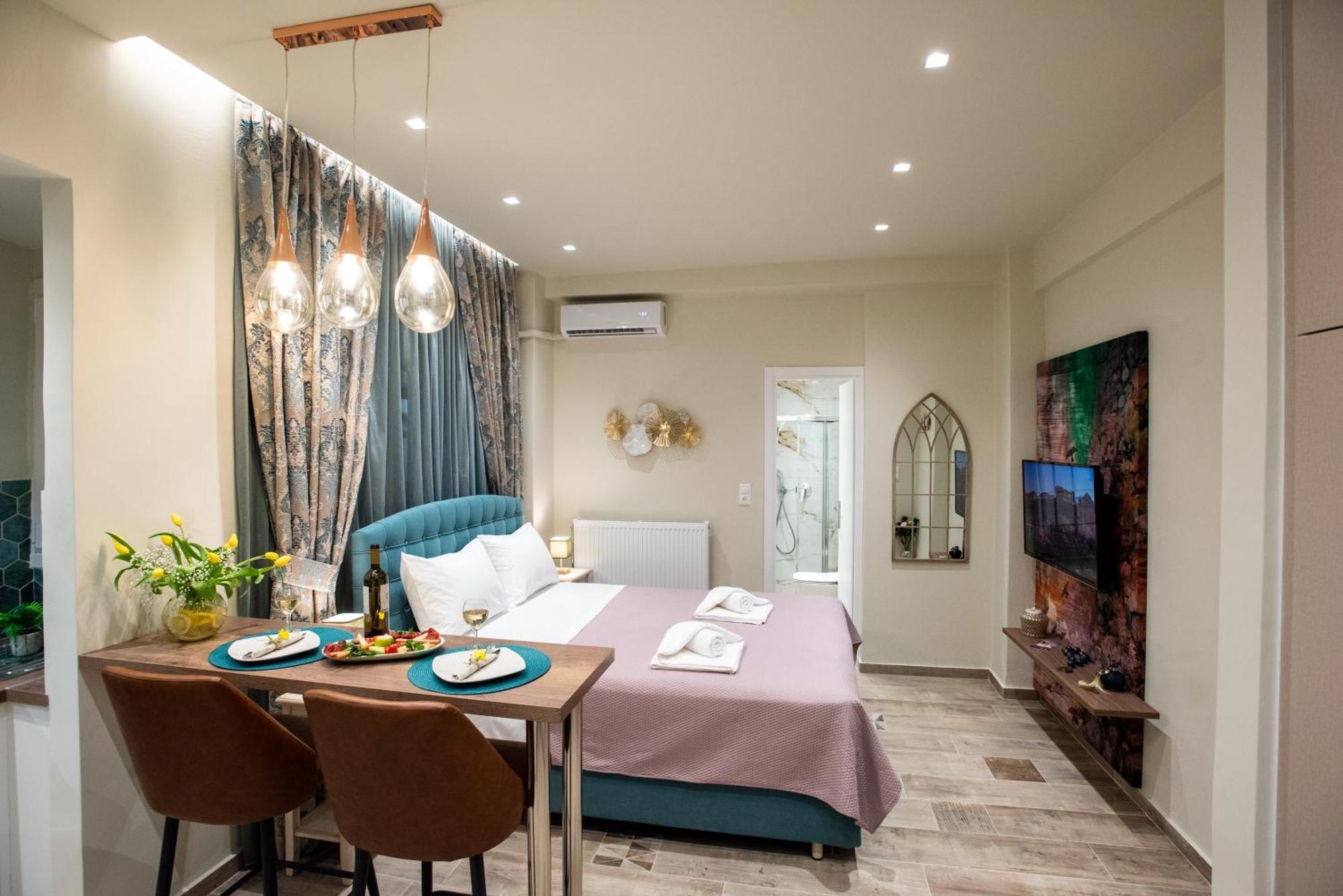 אתונה Blue Ark Romantic Studio Under Acropolis מראה חיצוני תמונה