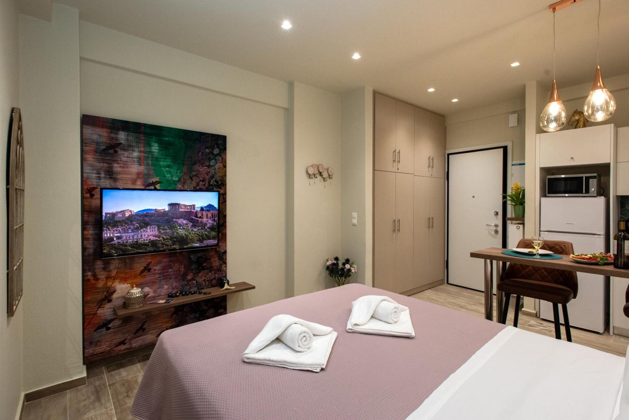 אתונה Blue Ark Romantic Studio Under Acropolis מראה חיצוני תמונה