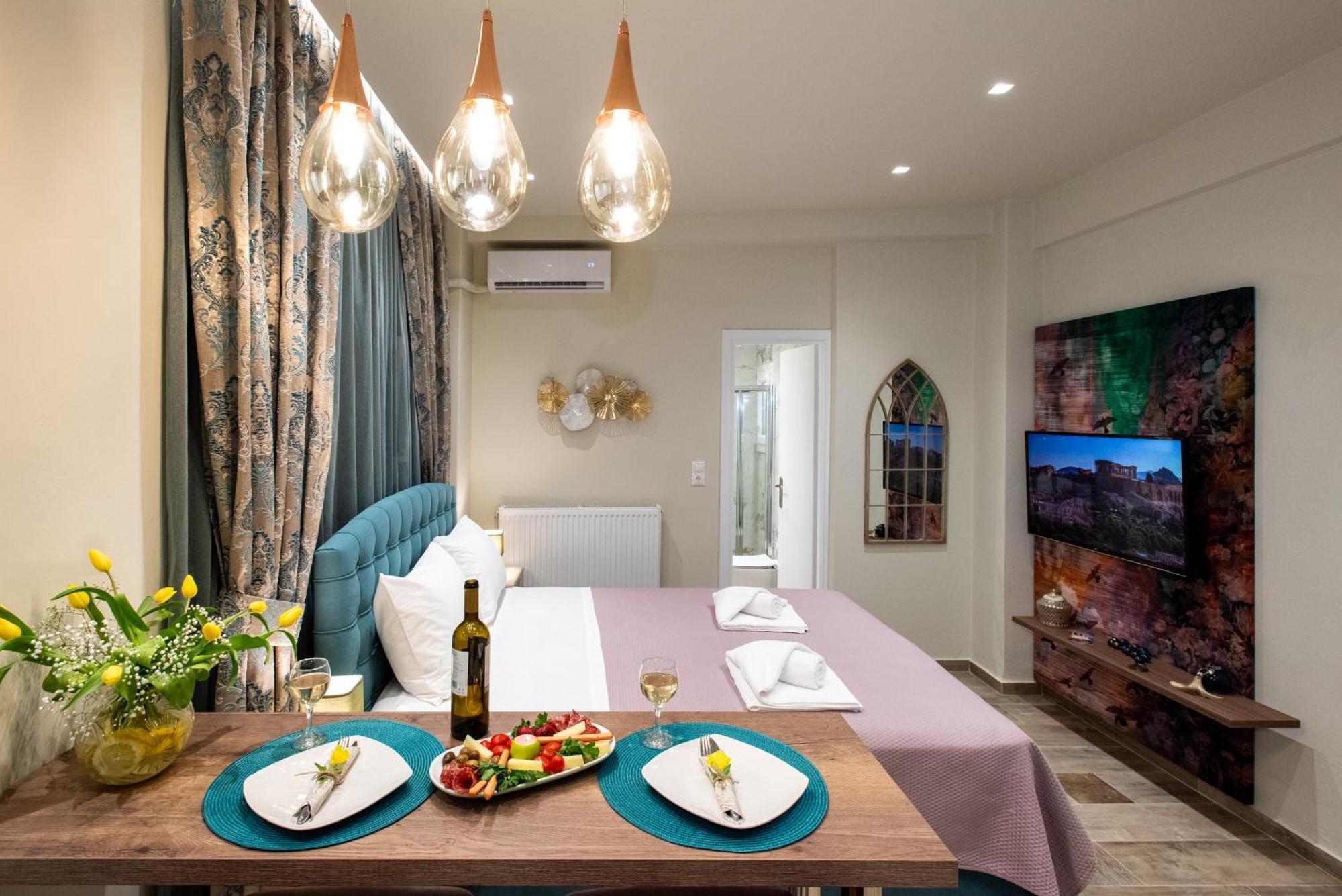 אתונה Blue Ark Romantic Studio Under Acropolis מראה חיצוני תמונה